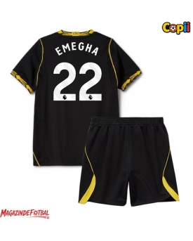 Chelsea Emmanuel Emegha #22 Echipament de Fotbal Replică 2026-27 Copii Deplasare (+ Șorturi)